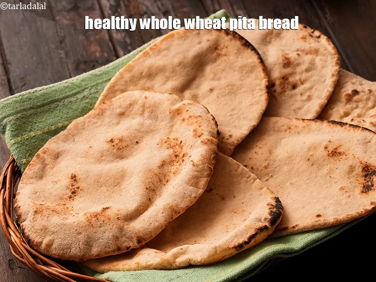 Step 4 – You can buy ready made whole wheat pita pockets in the market or follow our …