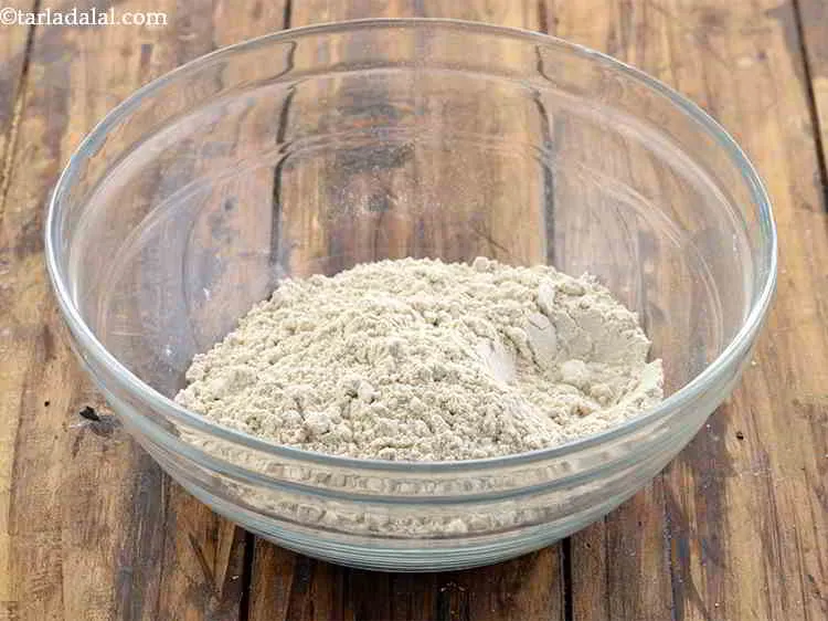 Step 30 – Add 1 cup&nbsp;<a href="https://www.tarladalal.com/glossary-whole-wheat-flour-gehun-ka-atta-gehun-ka-aata-429i">whole wheat flour (gehun ka atta)</a>.&nbsp;<a href="https://www.tarladalal.com/recipes-using-whole-wheat-flour-429">Whole wheat flour</a>&nbsp;is excellent for&nbsp;<a href="https://www.tarladalal.com/recipes-for-Diabetic-Recipes-370">diabetics</a>&nbsp;as …