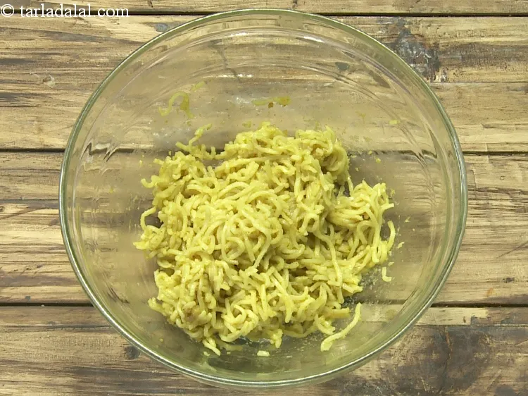 Step 7 – Transfer the mixture into a deep bowl and allow it to cool completely.