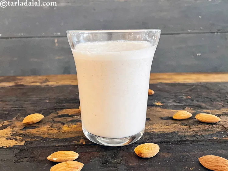 Step 15 – Refrigerate.&nbsp;<strong>Indian style homemade almond milk | badam milk made using soaked almonds | cheap and …
