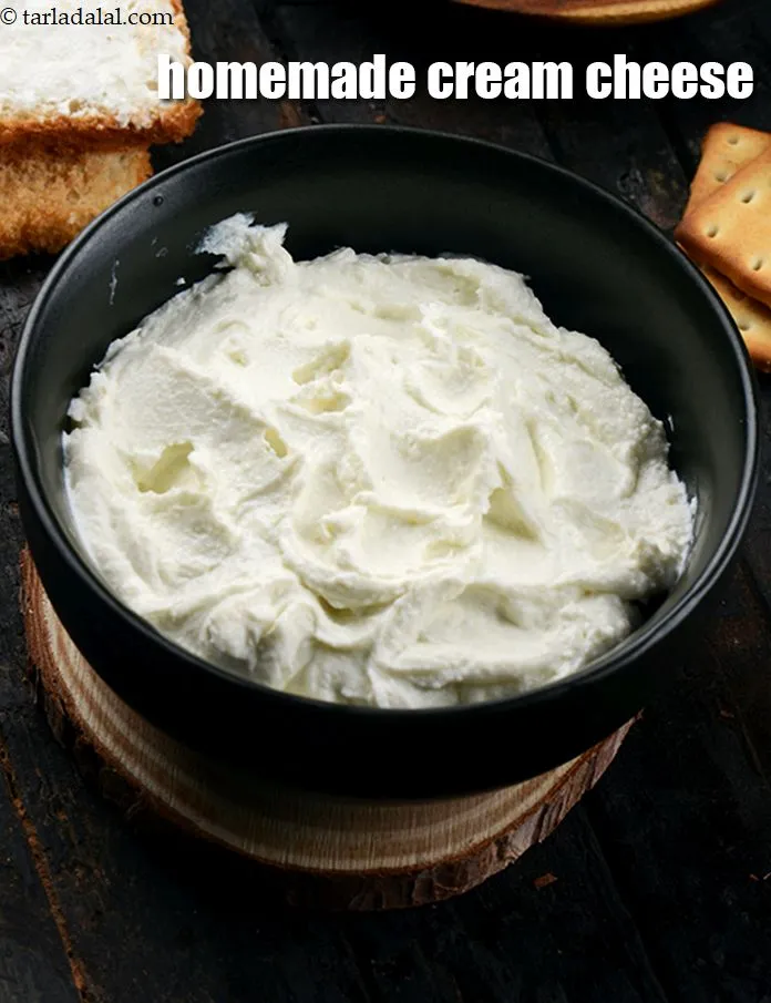 Step 14 – Use the <strong>homemade cream cheese</strong> as require.