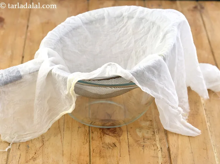 स्टेप 14 – <strong>क्रीम चीज़ रेसिपी&nbsp;|&nbsp;आसान घर का बना क्रीम चीज़&nbsp;|&nbsp;2 सामग्री क्रीम …