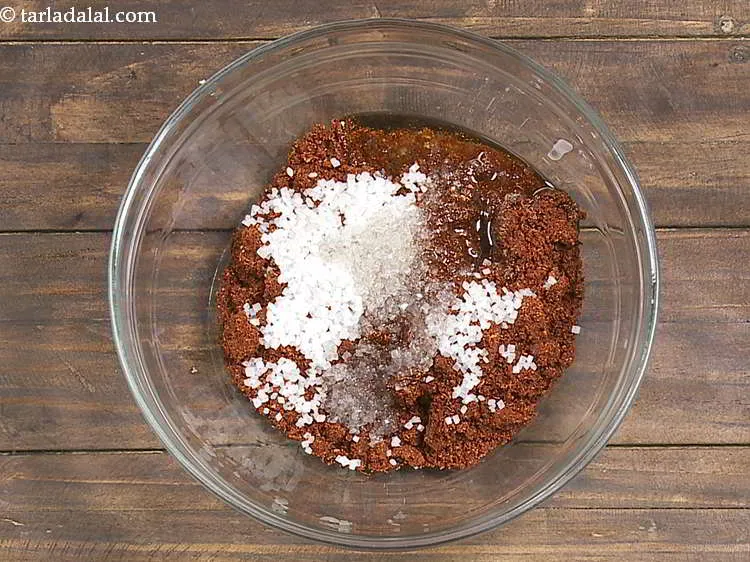 स्टेप 23 – तेल डालें।