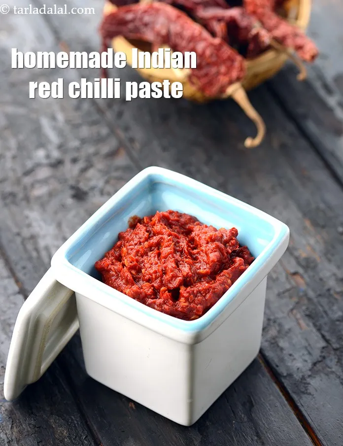 Step 14 – The Kashmiri red chilli paste is ready. &nbsp;Use as required.