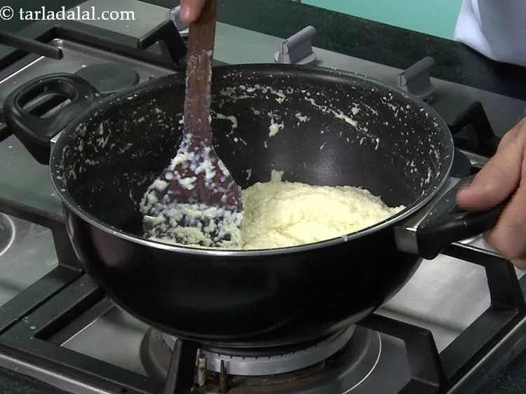 Step 11 – Continue cooking for 1 more minute, while stirring continuously and scraping the sides of the …