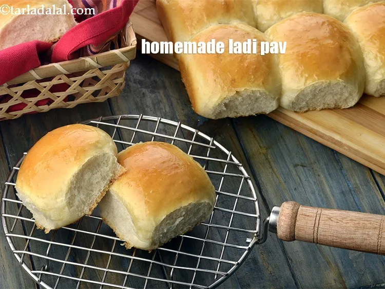 Step 27 – Here is a detailed recipe to make <a href="https://www.tarladalal.com/ladi-pav-eggless-homemade-laadi-pav-buns-40720r" target="_blank"><strong>homemade ladi pav</strong></a>.&nbsp;