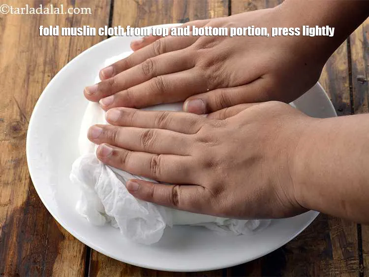 Step 27 – Now, fold it from top and bottom portion. Press it lightly.