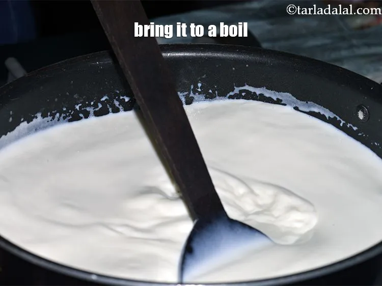 Step 10 – Bring it to a boil on a medium high flame. This would take around 8-10 …