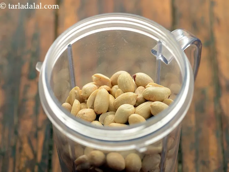 Step 7 – To make&nbsp;<strong>Indian style peanut butter | &nbsp;homemade peanut butter | healthy peanut butter |&nbsp;</strong>&nbsp;put unsalted …