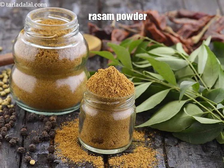 Step 4 – You can buy rasam powder easily from any store or follow our<a href="https://www.tarladalal.com/homemade-rasam-powder-42479r"><strong>&nbsp;homemade rasam powder …