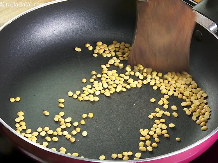 Step 12 – Dry roast on a low flame for 2 minutes or until a nice aroma comes …