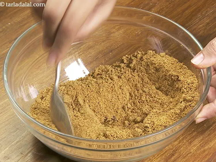 Step 25 – Mix well and our <strong>rasam powder</strong> is ready.&nbsp;