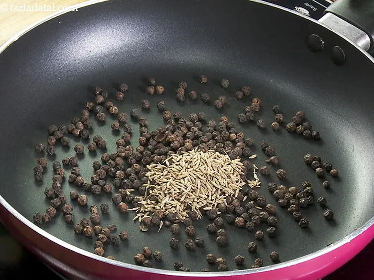 Step 7 – Add cumin seeds.