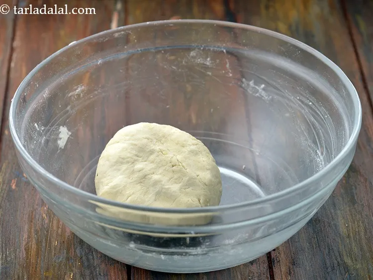 Step 12 – Knead into a soft dough using enough cold water. Keep aside.