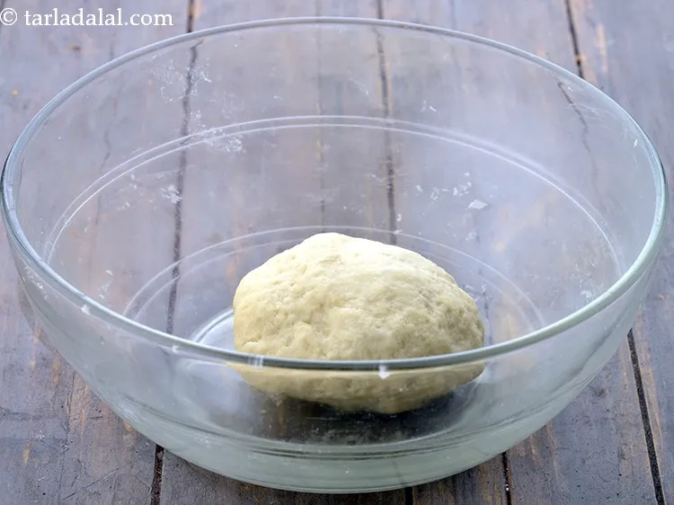 Step 6 – Knead into a firm dough using approx. &frac14; cup of water. Add water gradually as …
