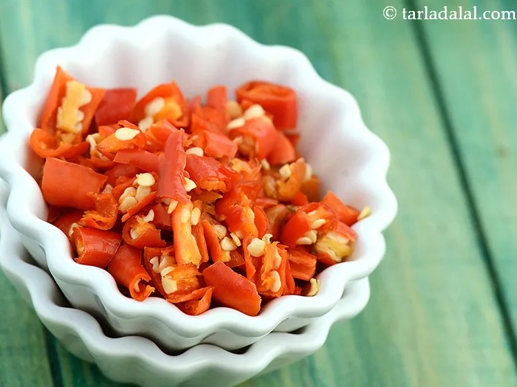 Step 4 – Next to make <strong>honey chilli sauce Indian</strong>, add chopped fresh red chillies to it. Fresh …