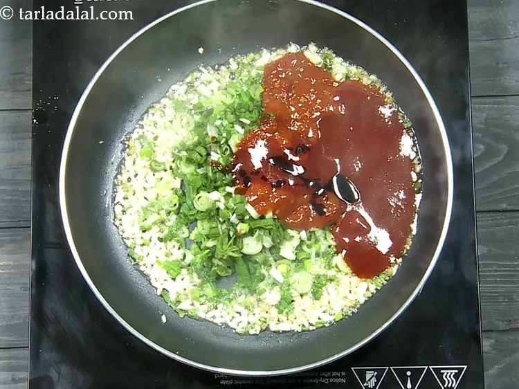 Step 13 – Add soy sauce. You can use dark or light whichever is available. You can adjust …