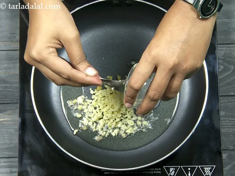 Step 7 – add the garlic. Ensure there is no larvae, mold or fungi in the garlic cloves …