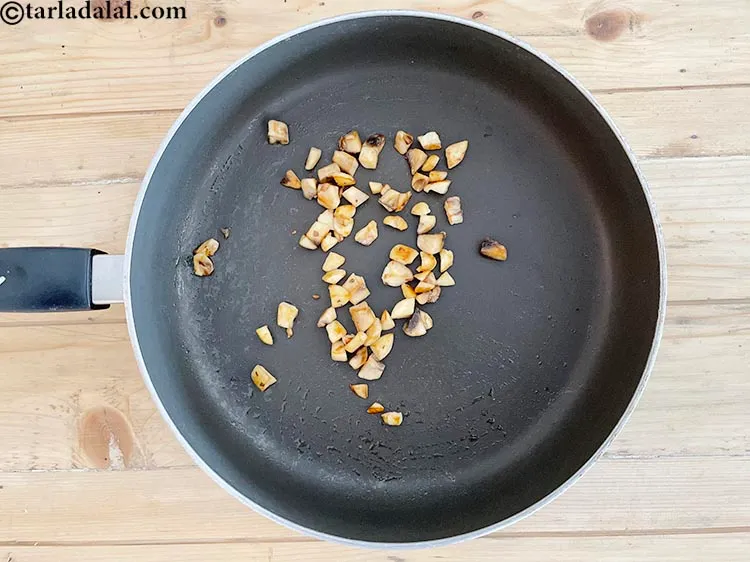 Step 5 – Cook on a slow flame for 4 to 5 minutes or till the mushrooms turn …