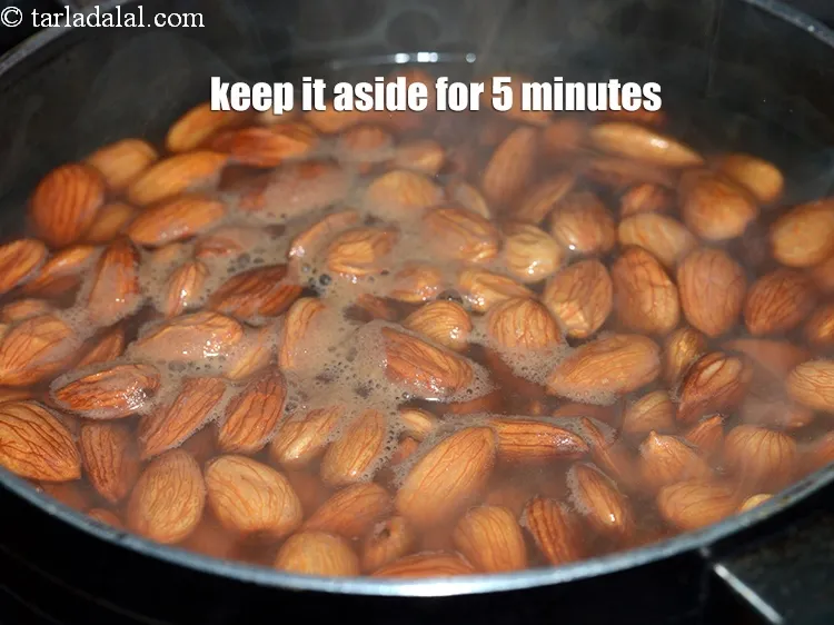 Step 6 – Switch off the flame, keep it aside for 5 minutes.&nbsp;