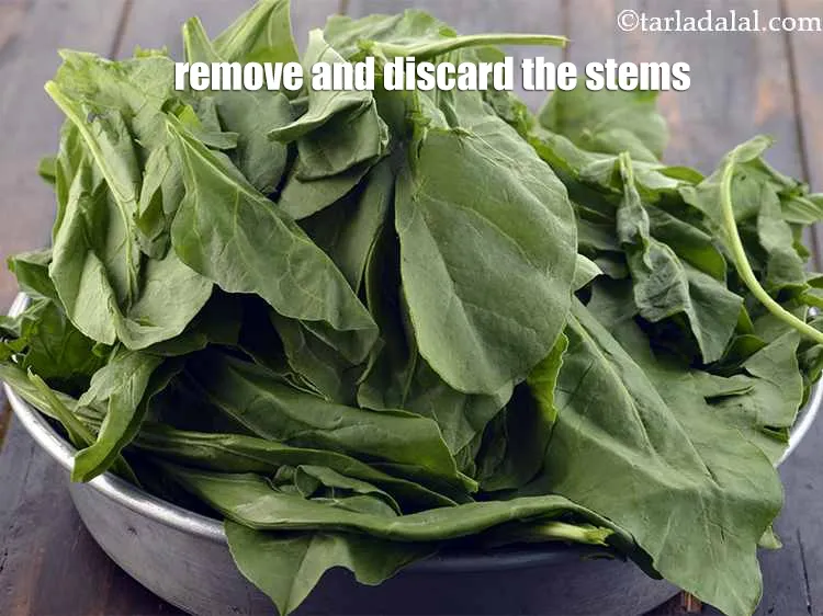 Step 10 – <meta charset="UTF-8" />Remove the stems and discard them.&nbsp;