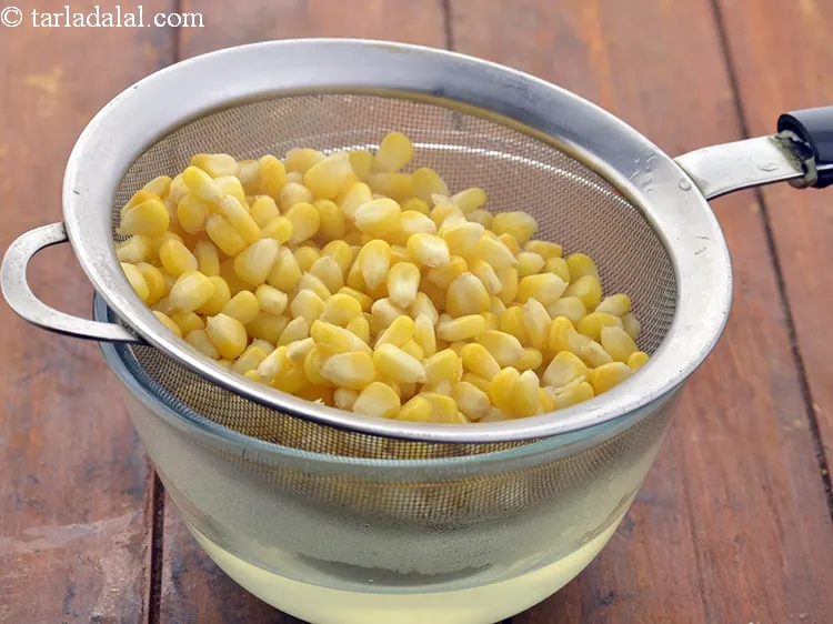 Step 13 – Drain using a strainer.