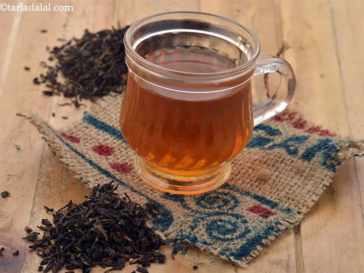 Step 11 – Serve the <strong>Black tea</strong> immediately while it is hot.
