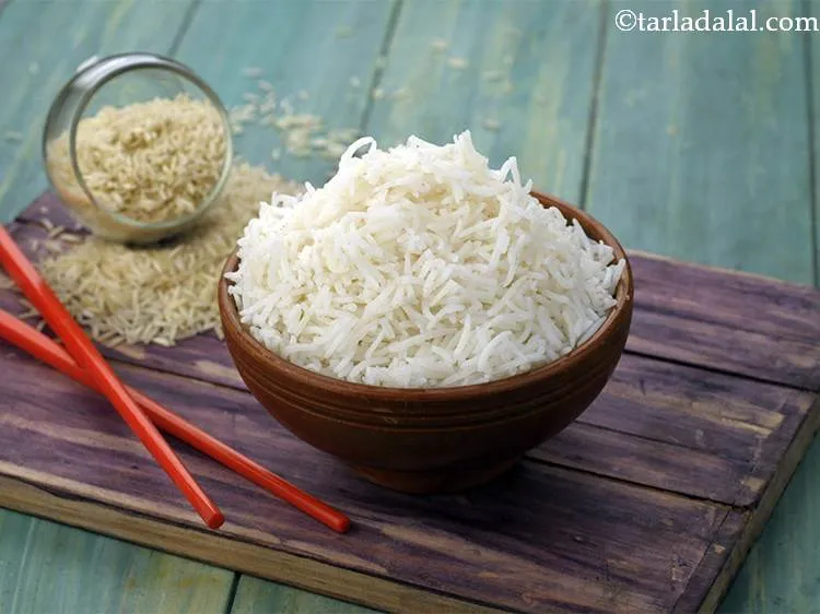 Step 3 – The cooked basmati rice should have each grain separate. Do not cook till it is …