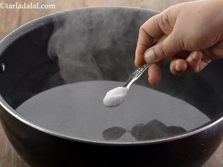 Step 26 – Add the salt to taste. (1 tsp approx.)