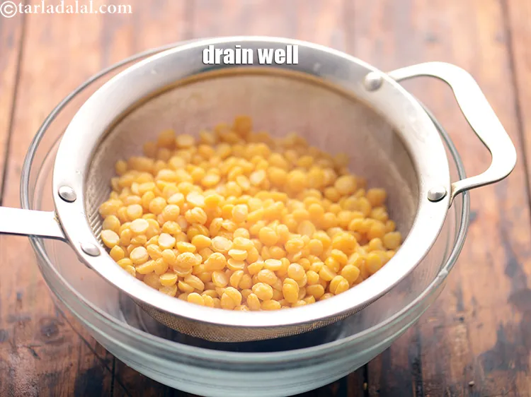 Step 18 – Strain it using a strainer.