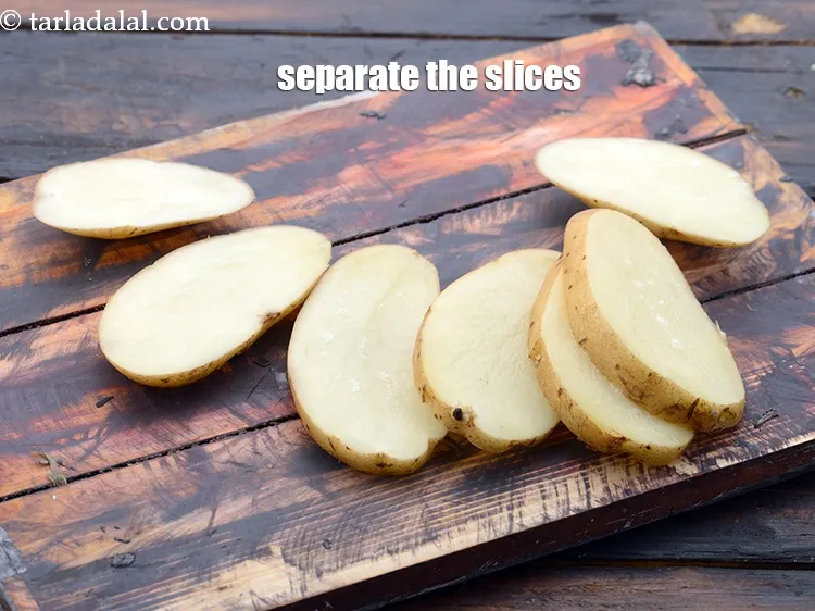 Step 15 – Separate out the slices as shown.&nbsp;