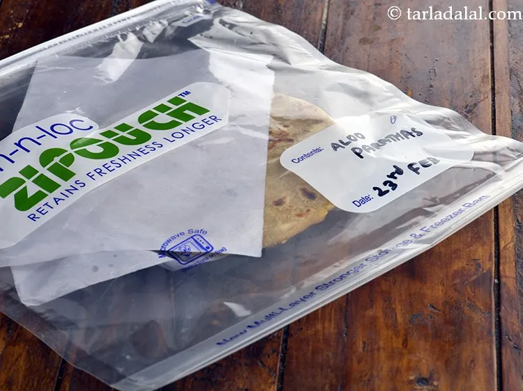 Step 24 – Store them in freezer bags. Label them with name and date and use as required.