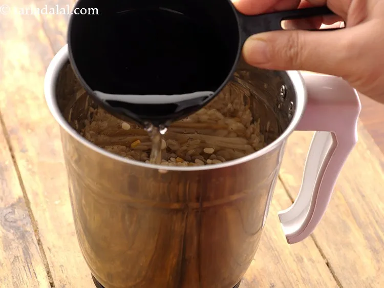 Step 9 – Add approx. 1 cup of water. Do not add all water at once, start with …