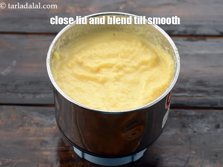 Step 16 – Close the lid and blend till smooth.&nbsp;