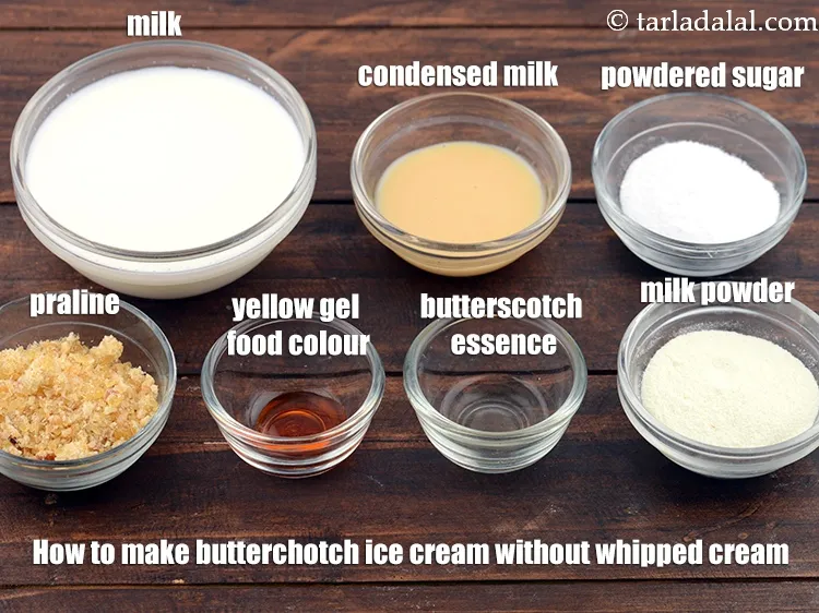 Step 47 – To make <strong>butterscotch ice cream without whipped cream</strong>, avoid adding whipped cream. Further, adding of …