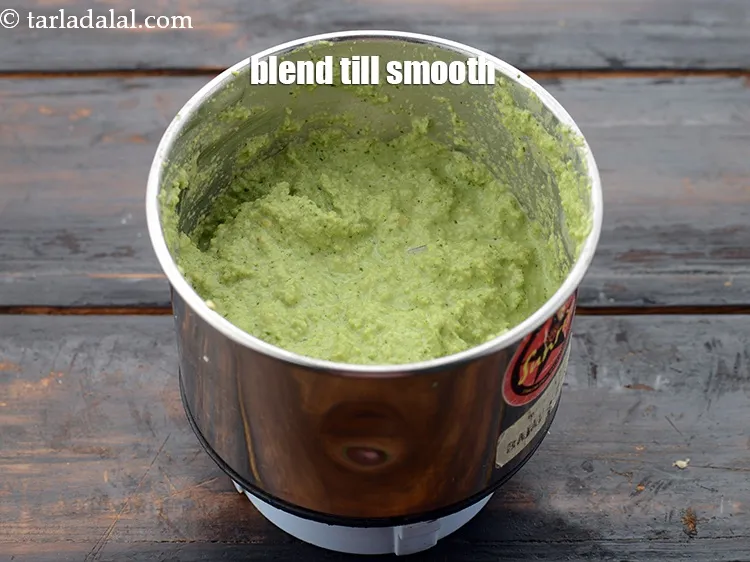 Step 46 – Close the lid and blend in a mixer to a smooth paste.&nbsp;
