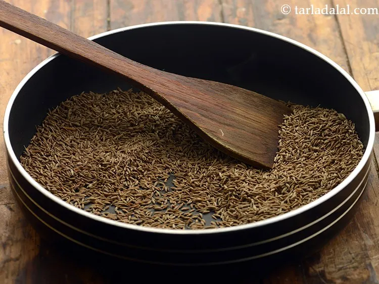 Step 6 – Dry roast on a medium flame for 1 minute. Ensure you do not burn them …