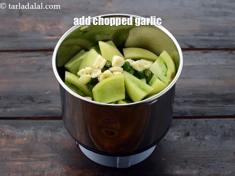 Step 20 – Garlic gives a great flavour so do add it.&nbsp;<br /> &nbsp;