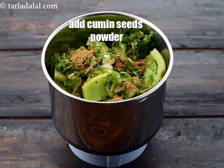 Step 14 – Add 1/2 tsp&nbsp;<a href="https://www.tarladalal.com/glossary-cumin-seeds-powder-jeera-powder-zeera-powder-382i">cumin seeds (jeera) powder</a>.&nbsp;