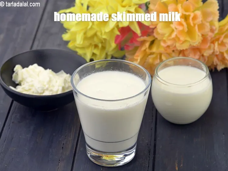 Step 13 – Skimmed milk. Use as required.