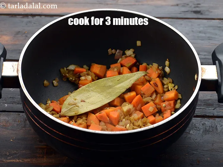 Step 25 – Cook on a medium flame for 3 minutes, while stirring occasionally.