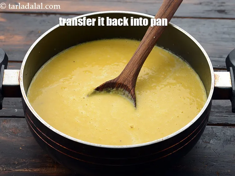 Step 32 – Transfer the mixture back into the same non-stick pan.&nbsp;