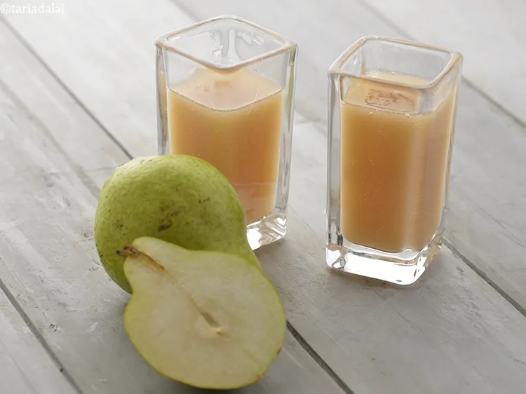 स्टेप 16 – डिस्कलरेशन से बचने के लिए <strong>नाशपाती के जूस</strong> को तुरंत …