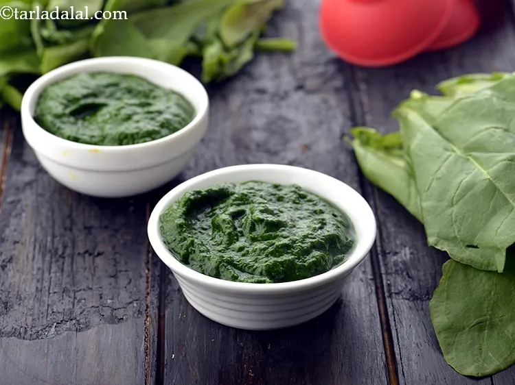 Step 5 – Add 1/4 cup&nbsp;<a href="https://www.tarladalal.com/glossary-spinach-puree-palak-ki-puree-256i">spinach (palak) puree</a>&nbsp;to it. Learn <a href="https://www.tarladalal.com/how-to-make-spinach-puree-and-blanched-spinach-22489r" target="_blank">how to make spinach puree.</a>&nbsp;<a …