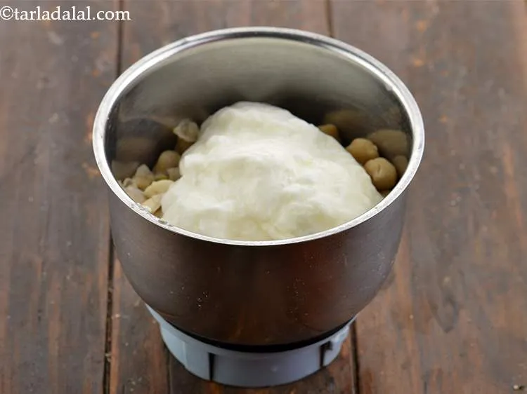 Step 14 – Add 3 tbsp&nbsp;fresh&nbsp;<a href="https://www.tarladalal.com/glossary-curd-dahi-yogurt-yoghurt-383i">curd (dahi)</a>.&nbsp;<a href="https://www.tarladalal.com/recipes-using-curd-383">Curds</a>&nbsp;help in digestion as it has very good bacteria. Probiotics …
