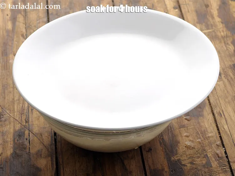 Step 18 – Cover the bowl with a lid and keep it aside to soak for at least …