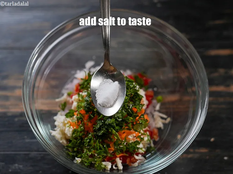 Step 8 – Add salt to taste.