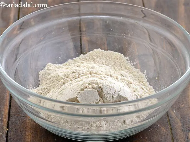 Step 3 – For making&nbsp;<strong>the chapati dough</strong>, take a deep bowl and add the flour to it. We …
