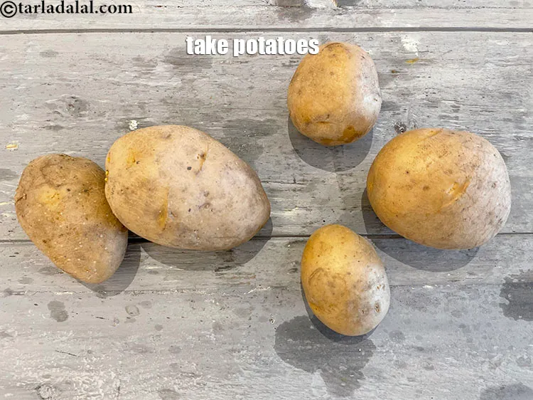 Step 25 – How to make mashed potatoes? This is what potatoes look like.