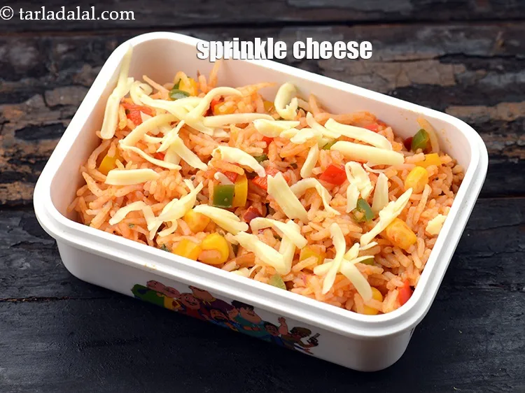 Step 23 – Sprinkle cheese evenly over it.